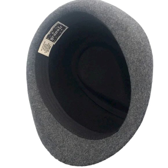 Granule Gray Fedora Hat - Picture 7 of 8